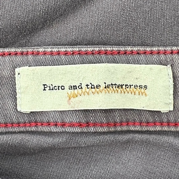 Pilcro And The Letterpress Gray Straight Leg Jeans Size 27 Women’s - Picture 2 of 7